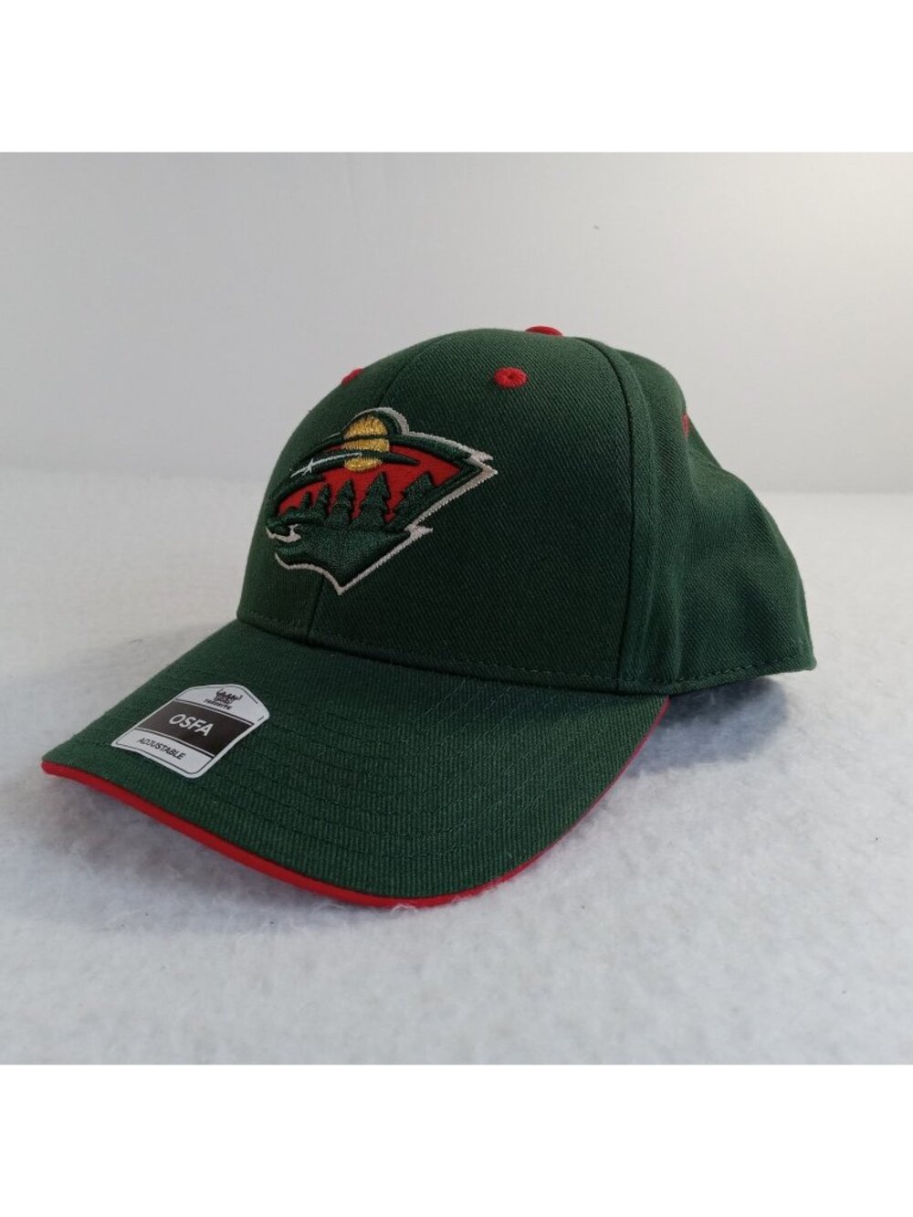 Minnesota Wild NHL Fan Favorite Adjustable Snapback Hat Cap Green Red OSFA